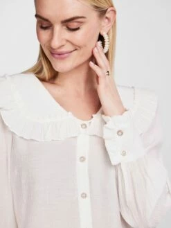 Y.A.S YASMILINNI OVERHEMD 7 Y.A.S YASMILINNI OVERHEMD -Outlet Y.A.S Store 26029139 StarWhite 006