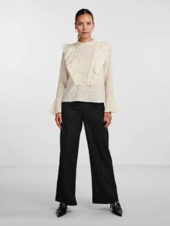 Y.A.S YASVISTO SHIRT MET LANGE MOUWEN -Outlet Y.A.S Store 26029610 StarWhite 005