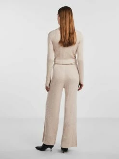 Y.A.S YASDERMA GEBREIDE BROEK -Outlet Y.A.S Store 26030798 Birch 1042942 004