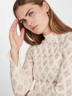 Y.A.S YASANNIS TOP MET LANGE MOUWEN -Outlet Y.A.S Store 26032709 Birch 006